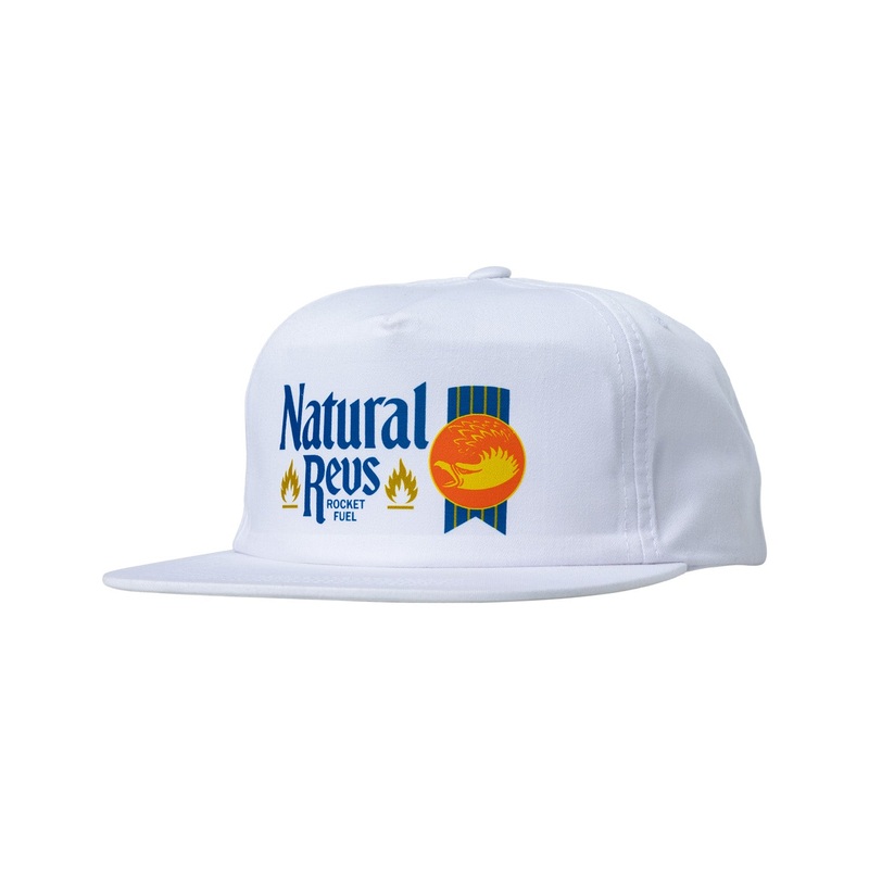 Antihero Natty Revs Snapback Hat O/S White