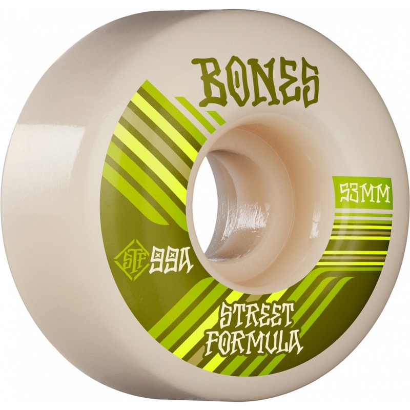 Bones STF Retros V4 53mm 99a Wheels – White (Set of 4)