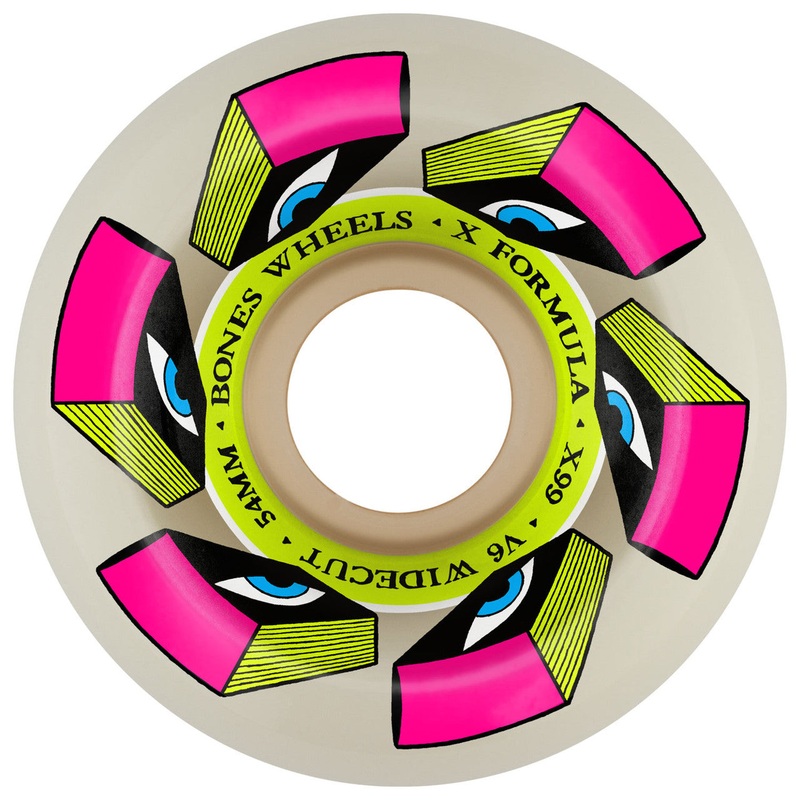 BONES WHEELS LOOK BOOK X-FORMULA 99A V6 WIDECUT (53MM/54MM/55MM/56MM) 53MM