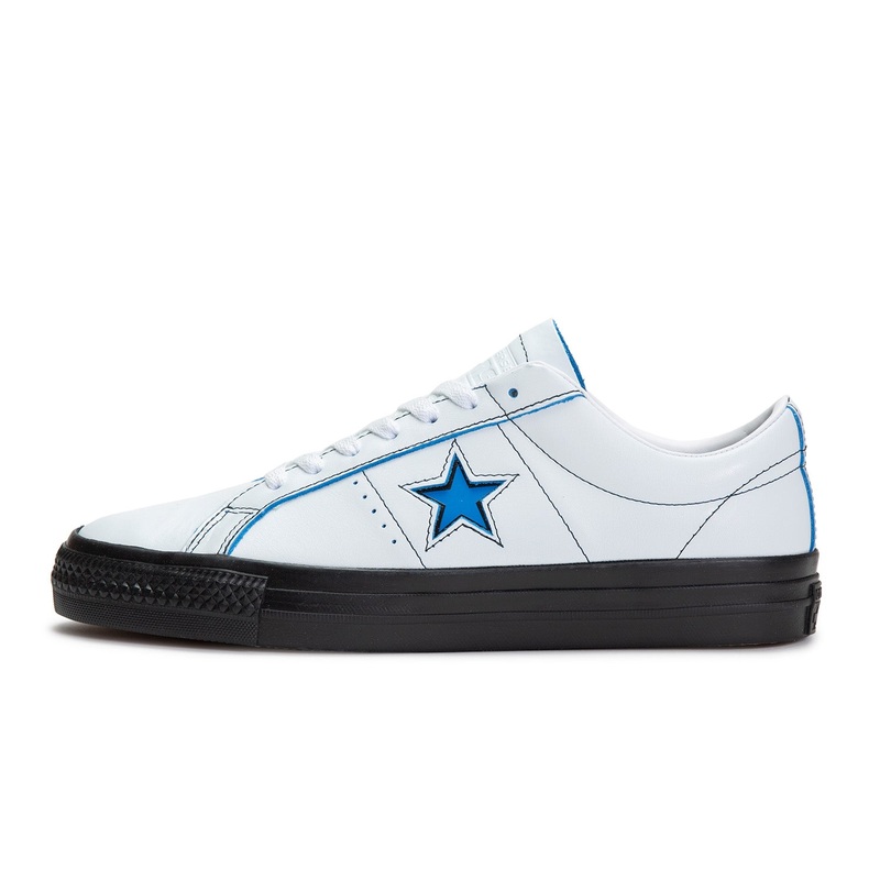 Converse One Star Pro OX 6 White/Black/Kinetic Blue