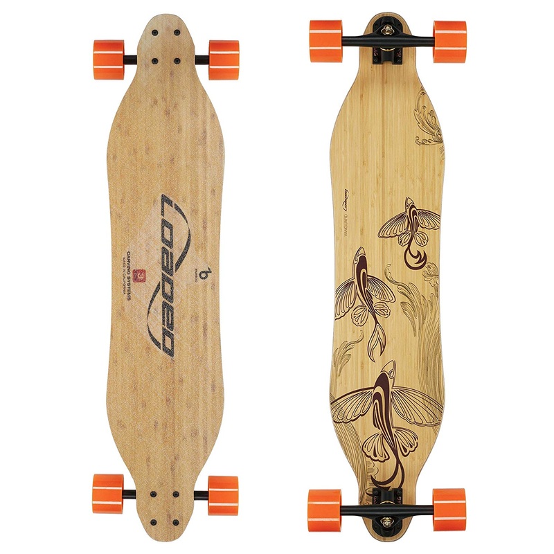 Loaded Vanguard Complete Longboard Flex 1 80a In Heat