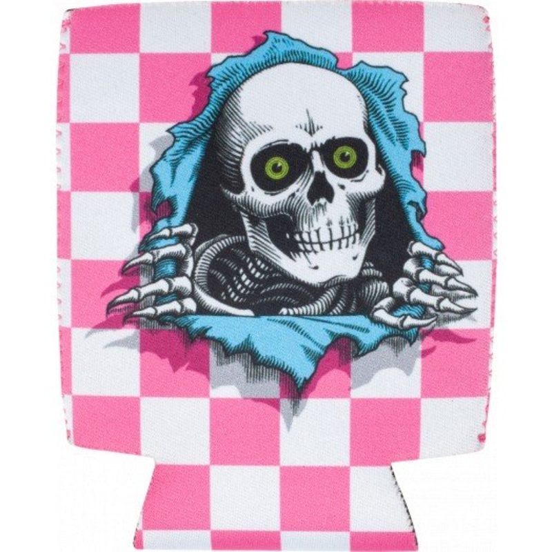POWELL PERALTA KOOZIE – CHECKER PINK