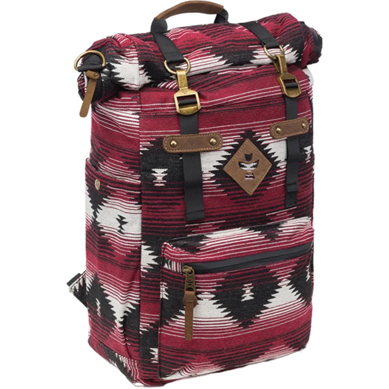 REVELRY DRIFTER ROLLTOP BACKPACK PATTRN MAROON 23L