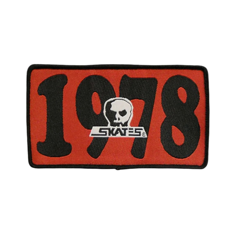 SKULL SKATES 1978 WOVEN PATCH (4″)