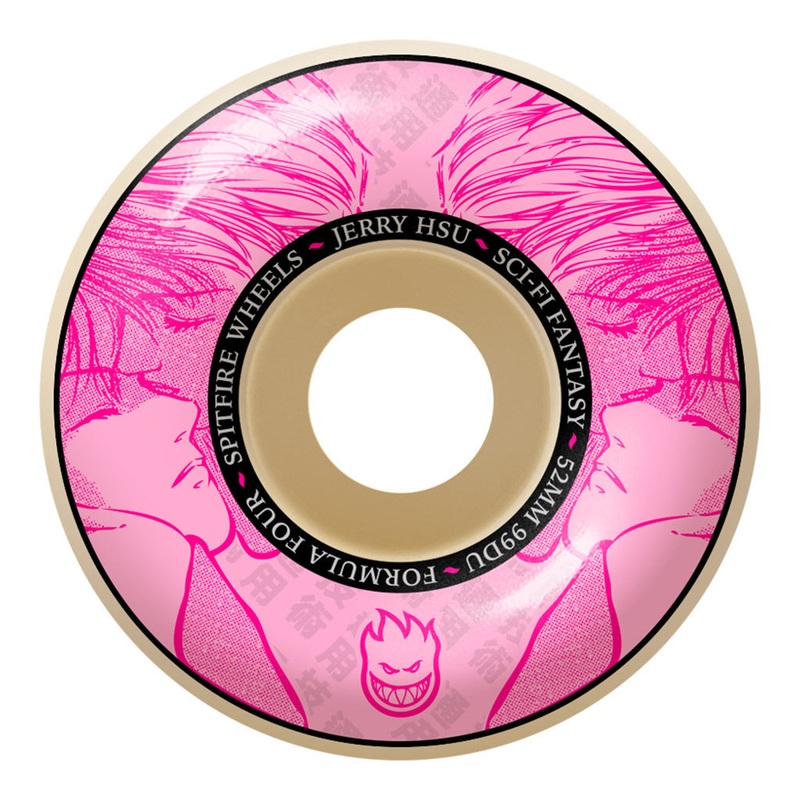 SPITFIRE WHEELS X SCI-FI FANTASY FORMULA FOUR 99D JERRY HSU CLASSIC (52MM) 52MM