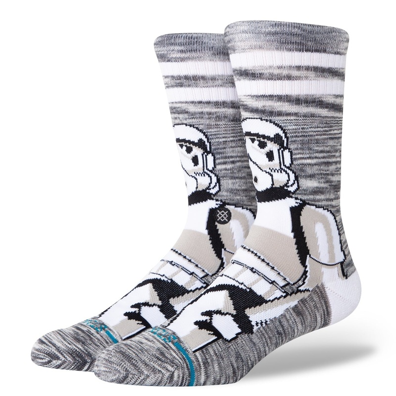 STANCE SOCKS X STAR WARS THE STORM TROOPER CREW WHITE MEDIUM