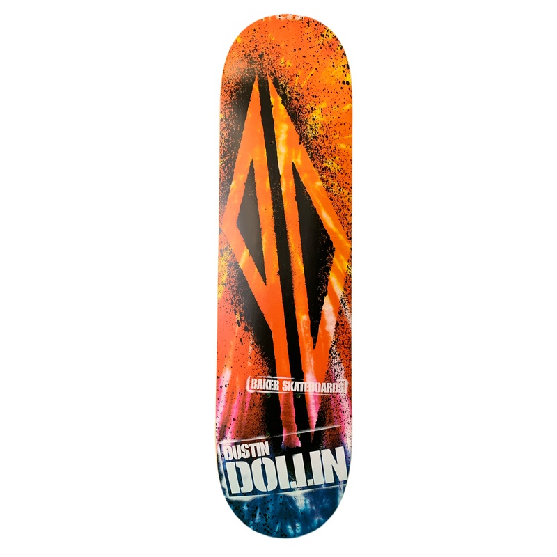 Baker Dustin Dollin Piss Drunk Logo Tie Dye OG 7.75″ Classic Skateboard Deck