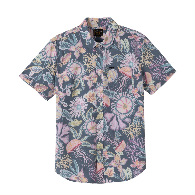 DARK SEAS GABLES SHIRT GREY MEDIUM