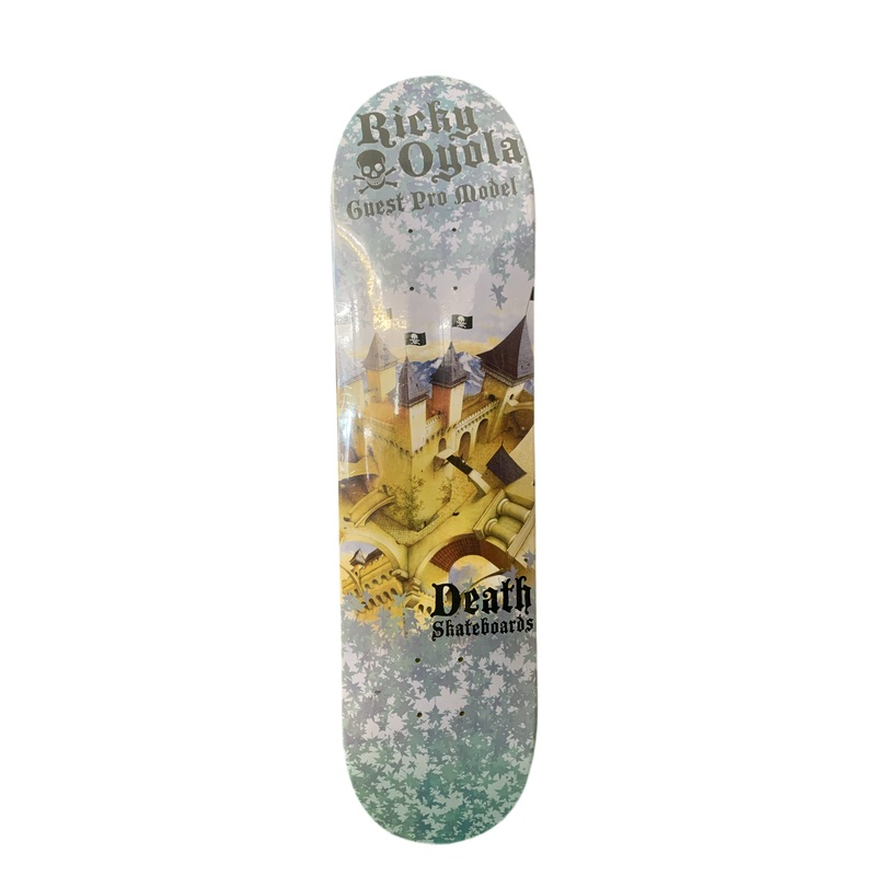 Death Ricky Oyola Guest Pro Model Castle 7.6″ Classic Skateboard Deck
