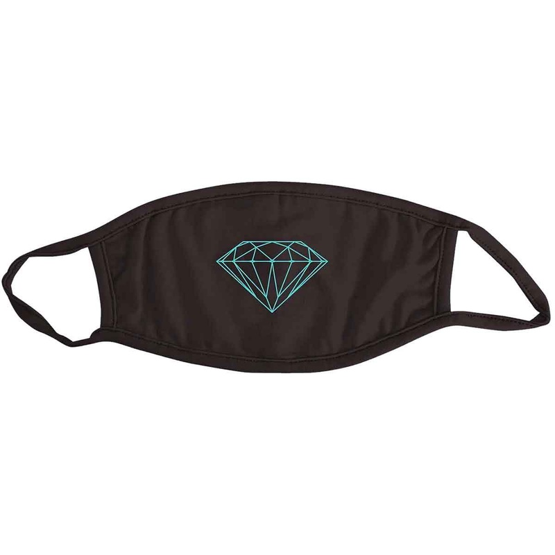 DIAMOND BRILLIANT FACE MASK BLACK