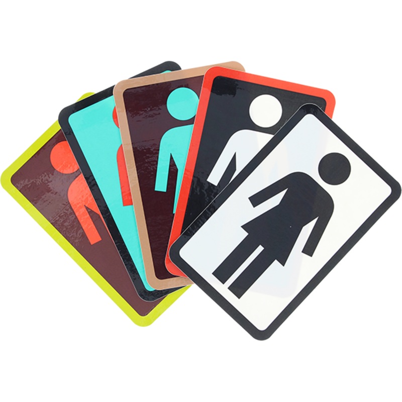 GIRL OG LOGO 6 DECAL single ast.colors