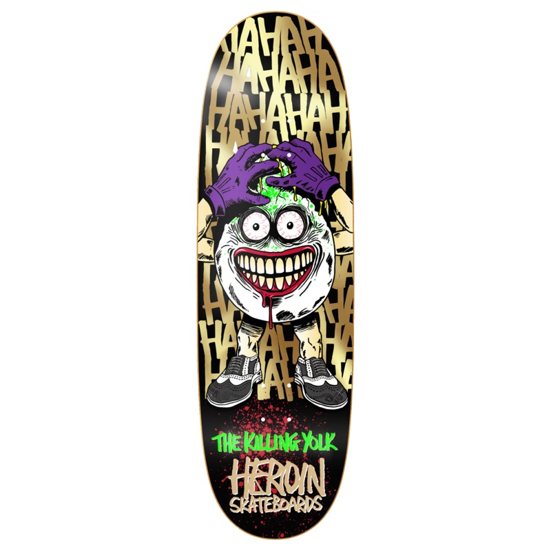 Heroin – Killing Yolk 9.25 – Skateboard Deck