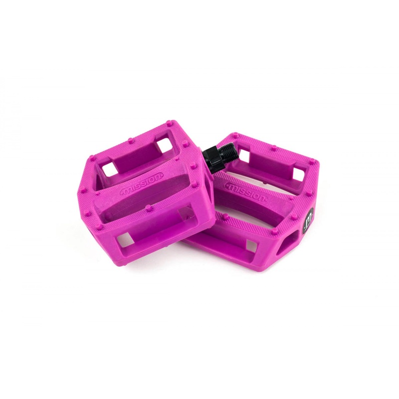 Mission BMX Impulse PC Pedals – Pink