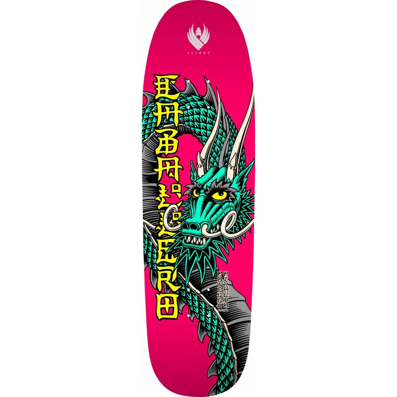 POWELL PERALTA- FLIGHT TECHNOLOGY CAB BAN THIS SHAPE PINK (9.26″) 9.26″