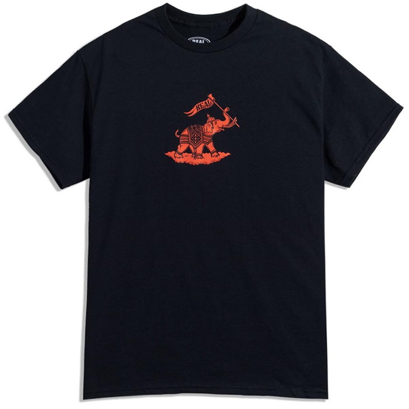 REAL ELEPHANT T-SHIRT BLACK MEDIUM