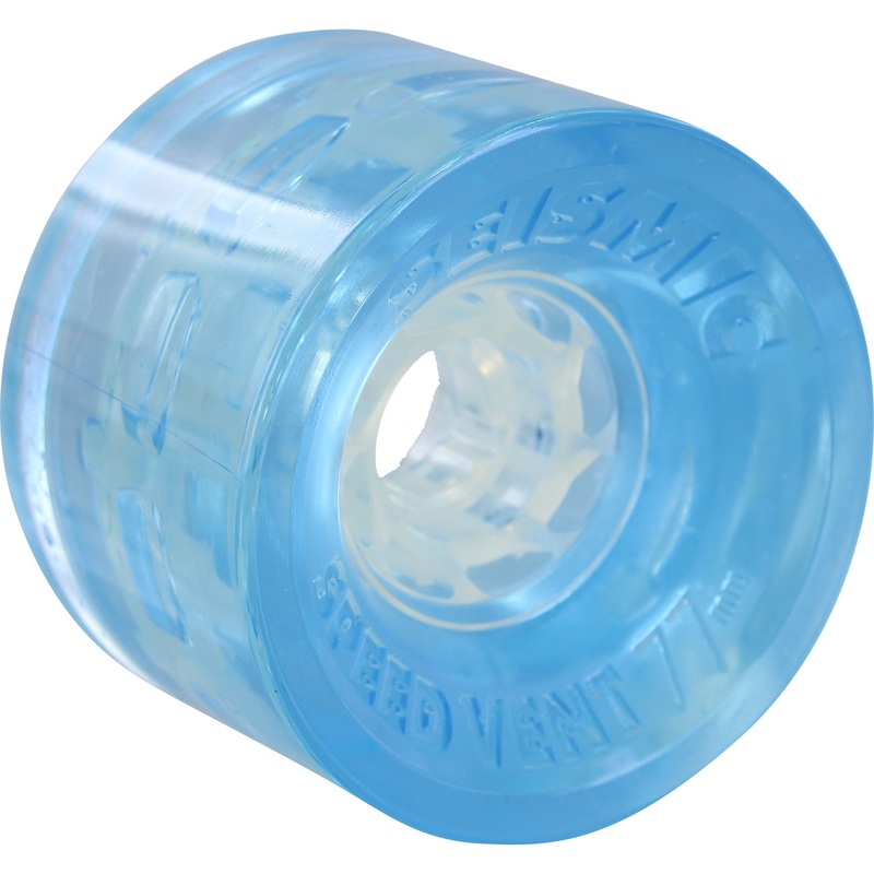 Seismic Speed Vent 77x55mm 77a Wheels – Crystal Clear Blue (Set of 4)