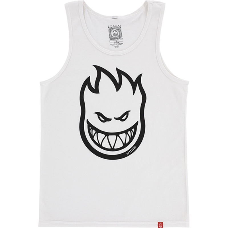 SF BIGHEAD TANK TOP WHT/BLK S