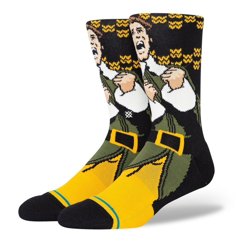 STANCE SOCKS ELF SMILING’S MY FAVOURITE – BLACK SMALL