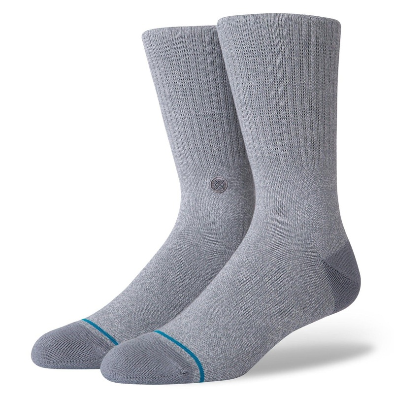 STANCE SOCKS ICON HEATHER GREY SMALL