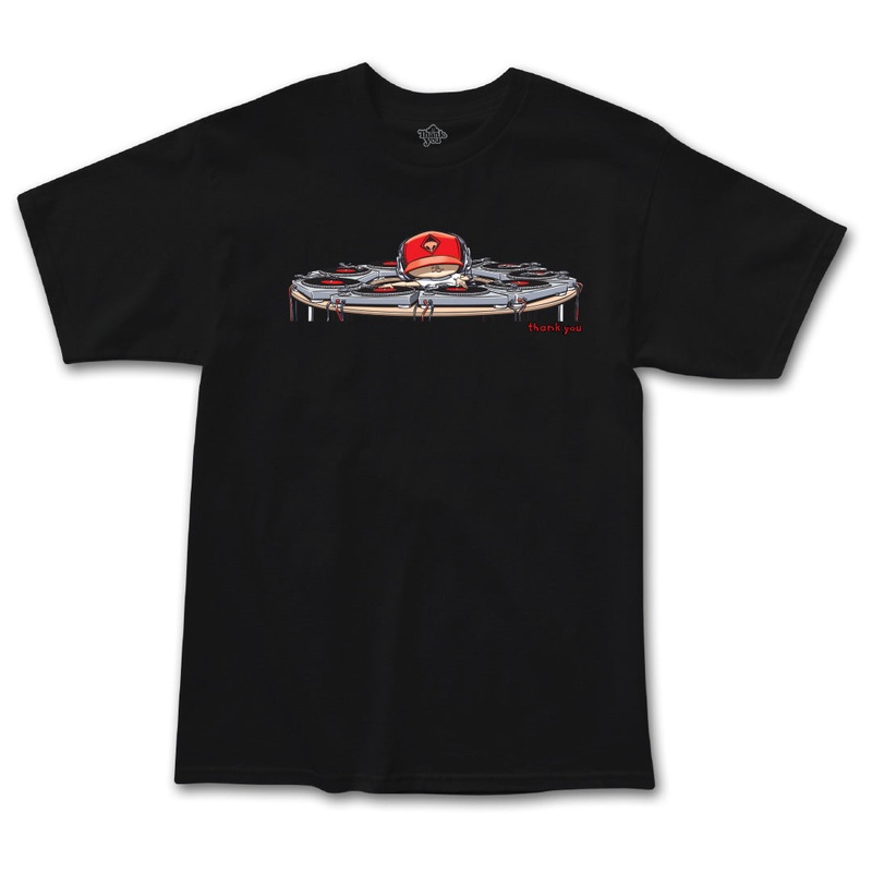 Thank You x Ronnie Creager Mix Master Tee BLACK SMALL