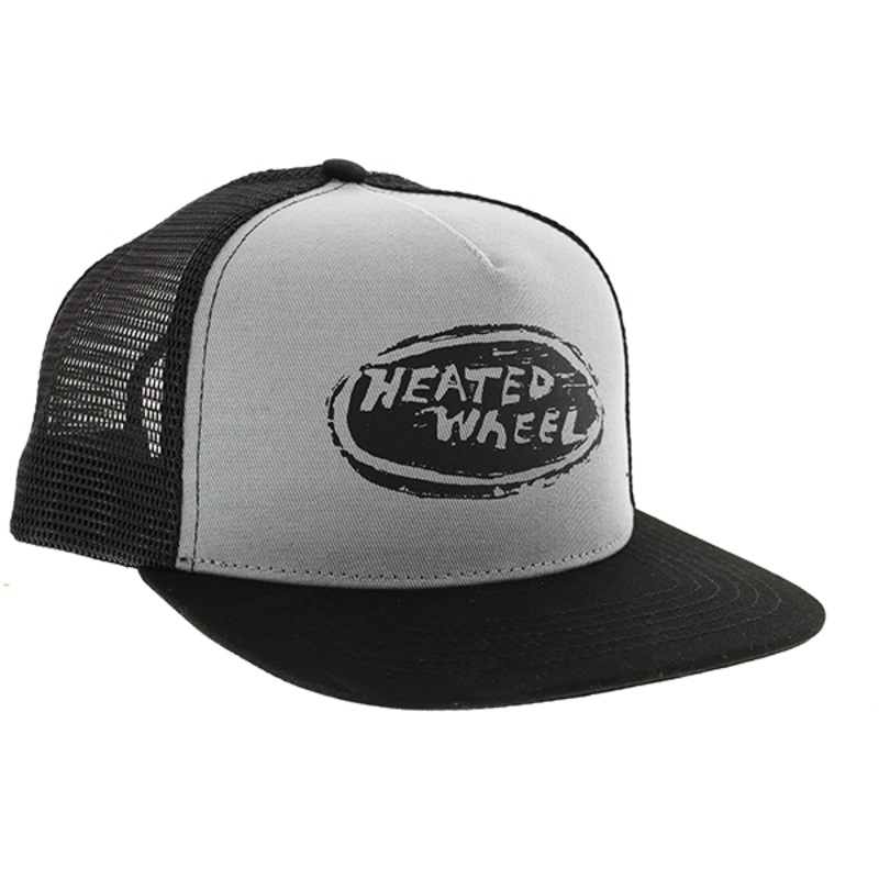THE HEATED WHEEL OVAL HAT ADJ-GREY/BLK