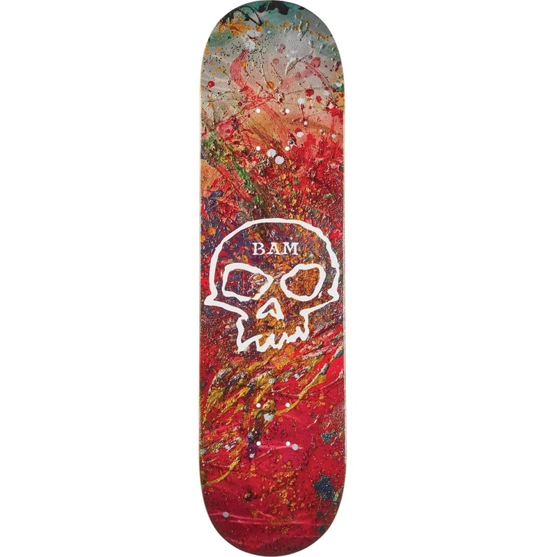 Zero Bam Single Skull Skateboard Deck – 8.25″