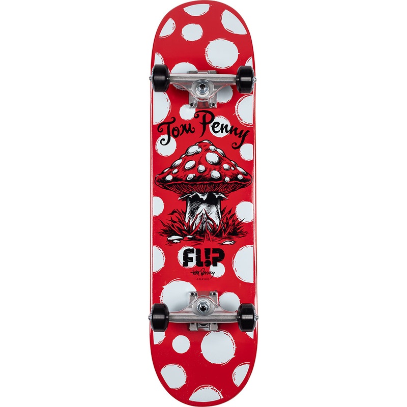 FLIP COMPLETE PENNY DOTS RED (8.13″ X 32″) 8.13″