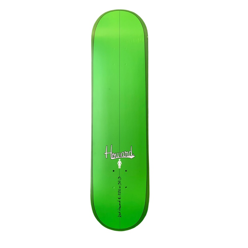 Girl Rick Howard Surfboard Green 7.9″ Classic Skateboard Deck