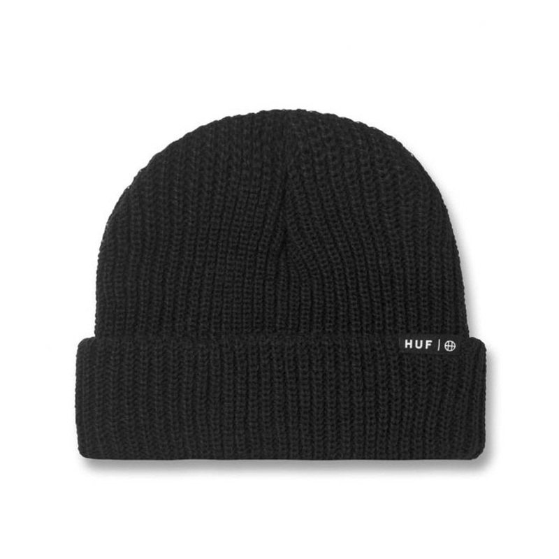 HUF ESSENTIALS USUAL BEANIE BLACK