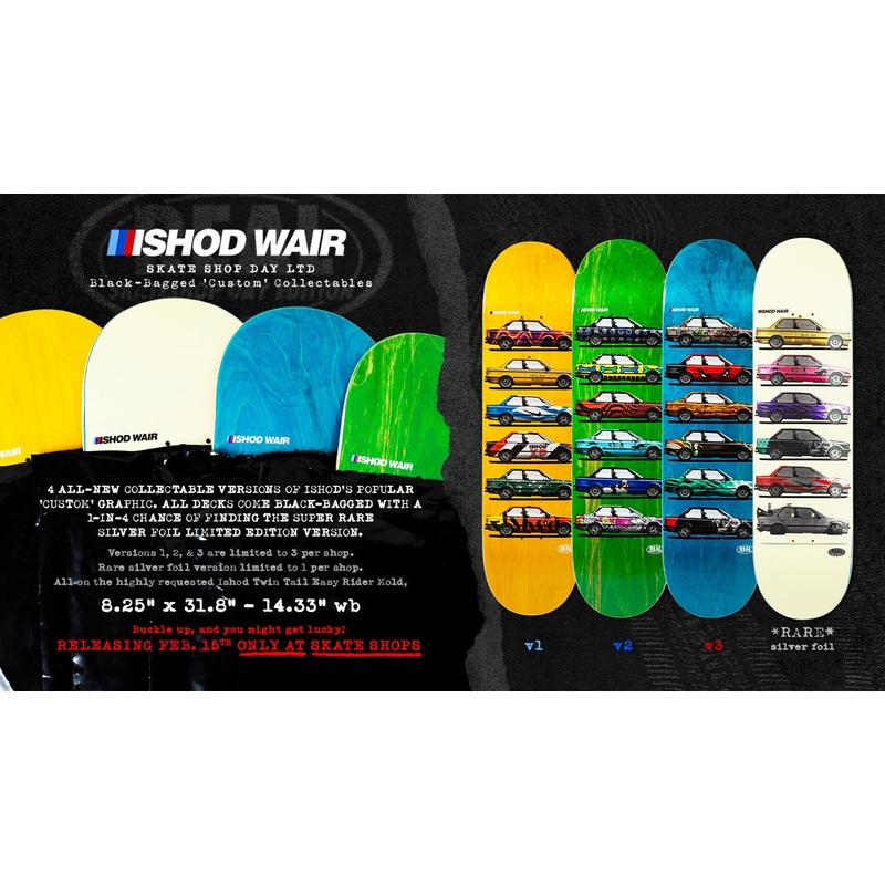 Real Ishod Custom SSD 2025 TT Deck – V2 8.25″