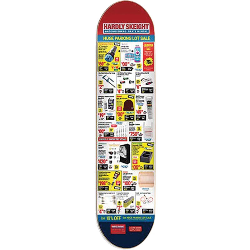 SKATE MENTAL DURAO HARDLY SKEIGHT DECK 8.30″