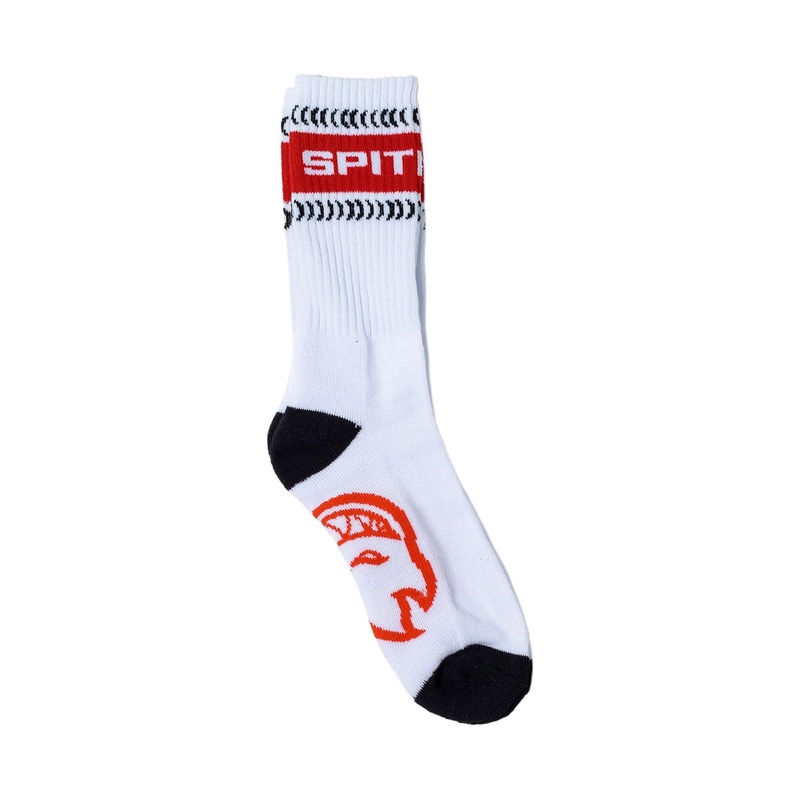 Spitfire Classic 87 Bighead Swirl Socks (Three Pack) O/S White/Black/Red