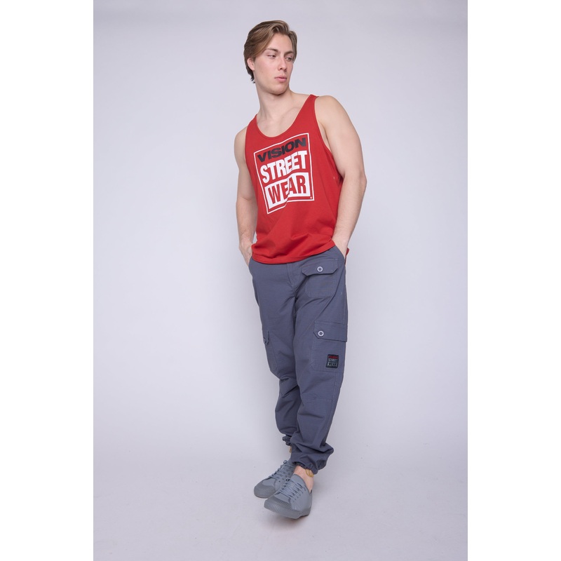 Tank Top Classic Box Logo – Red S