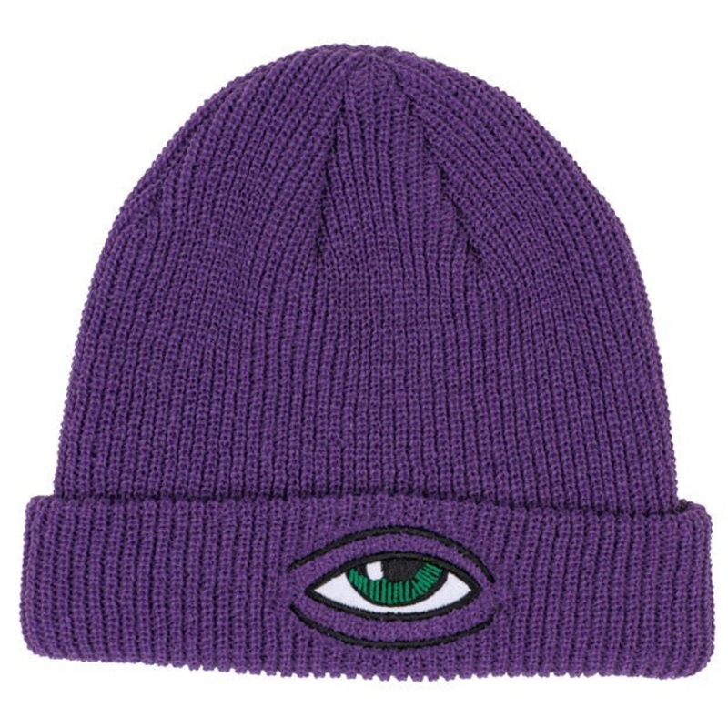 TOY MACHINE BEANIE – SECT EYE DOCK PURPLE
