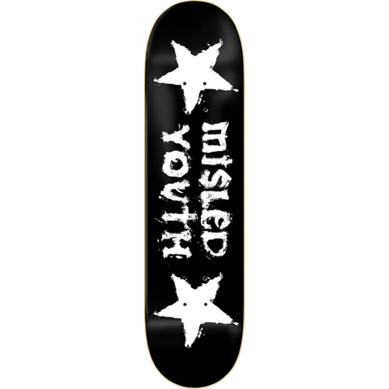 ZERO MISLED YOUTH 25YR DECK BLACK/WHT 8.5″