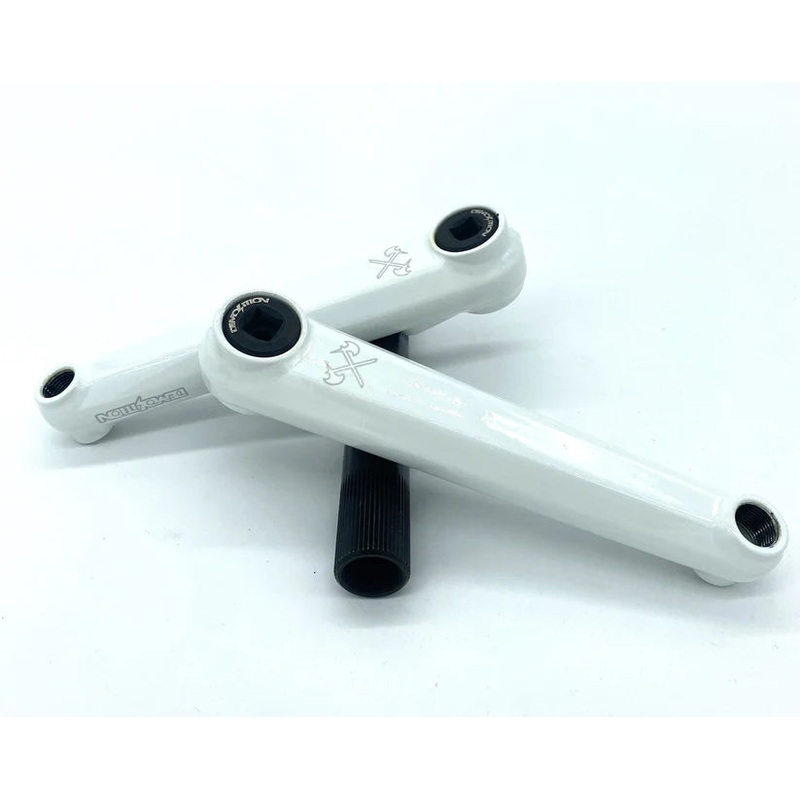 Demolition Revolt 24mm Cranks 165mm – Gloss White