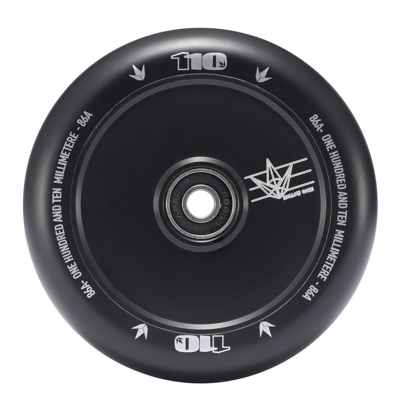 Envy Scooter Wheel Hollow Core 110mm – Black (Pair)