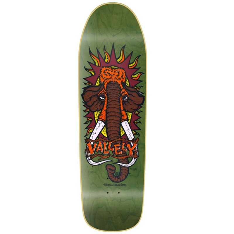 NEW DEAL DECK – VALLELY MAMMOTH GREEN STAIN (9.5″) 9.5″