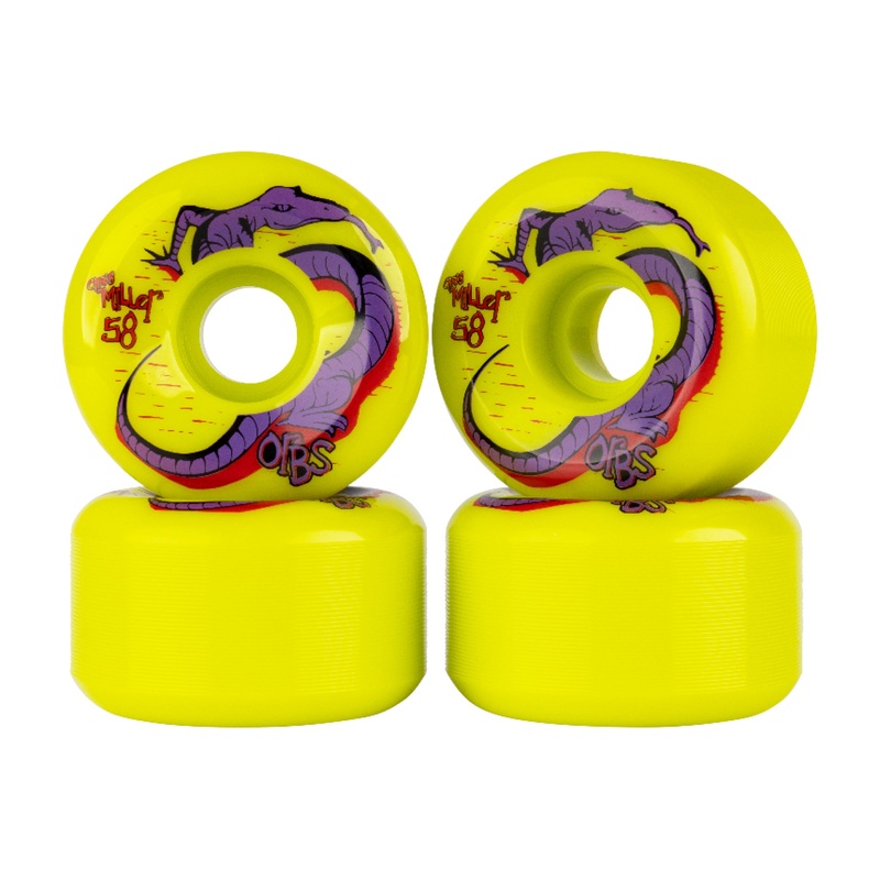 Orbs Chris Miller Specters – 58mm – Neon Yellow