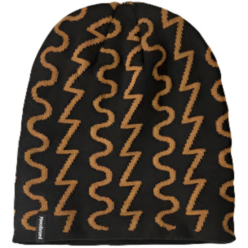 Patagonia Powslayer Beanie Fresh Tracks Black