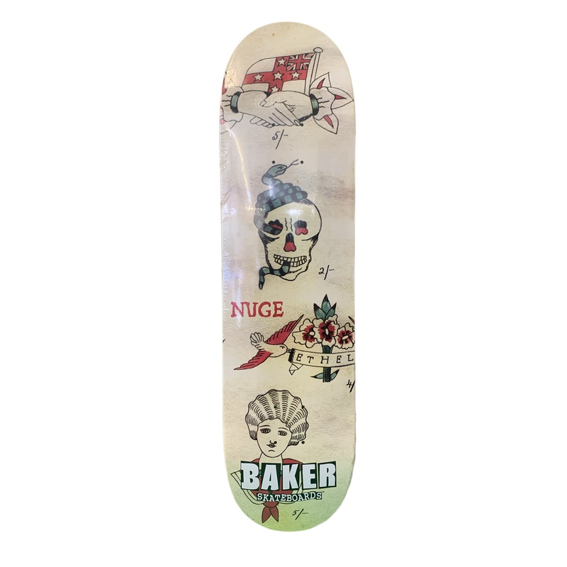 Baker Don Nuge Nguyen Tattoo 2010 8″ Classic Skateboard Deck