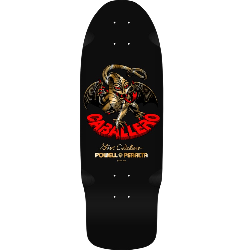 Bones Brigade Steve Caballero Dragon Series 16 Reissue Deck – Black