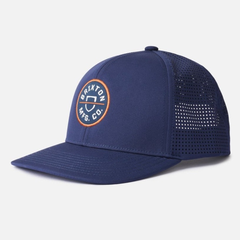 BRIXTON CREST X MP SNAPBACK – NAVY