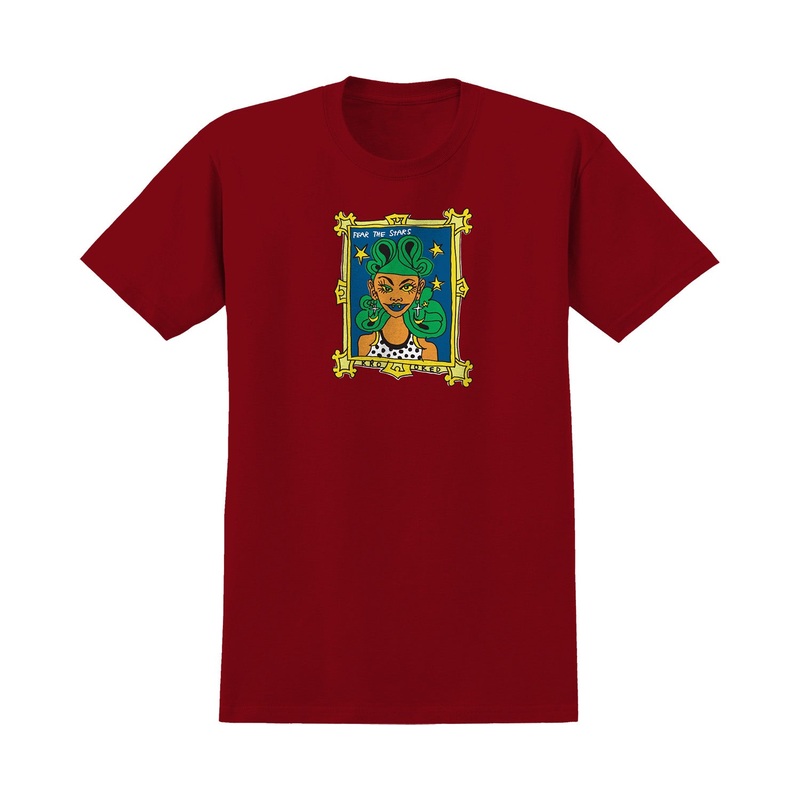 Krooked Fear T-Shirt S Maroon