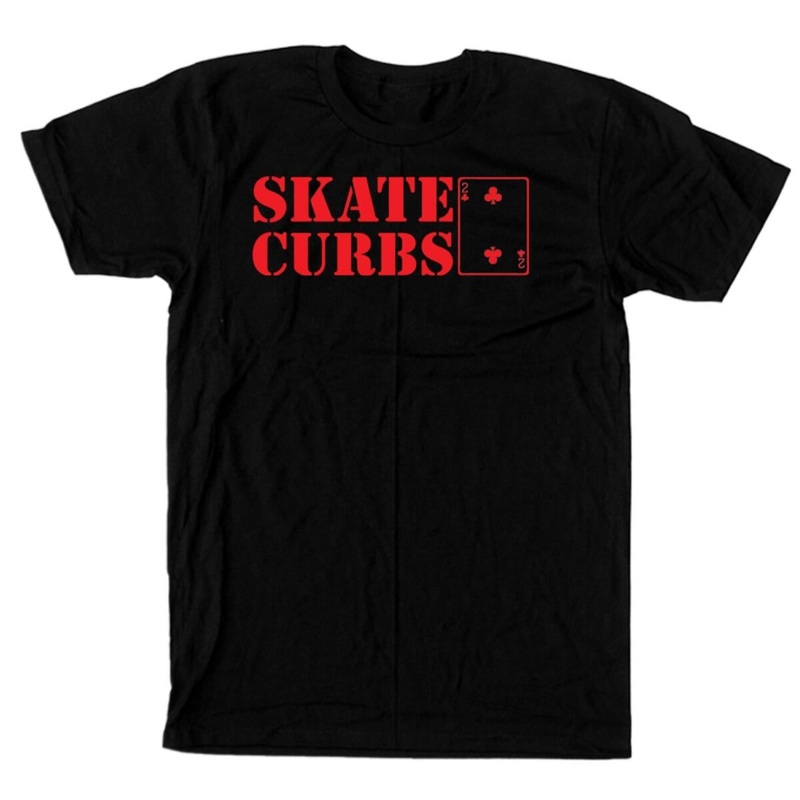 Lowcard – Skate Curbs T-Shirt Black Large