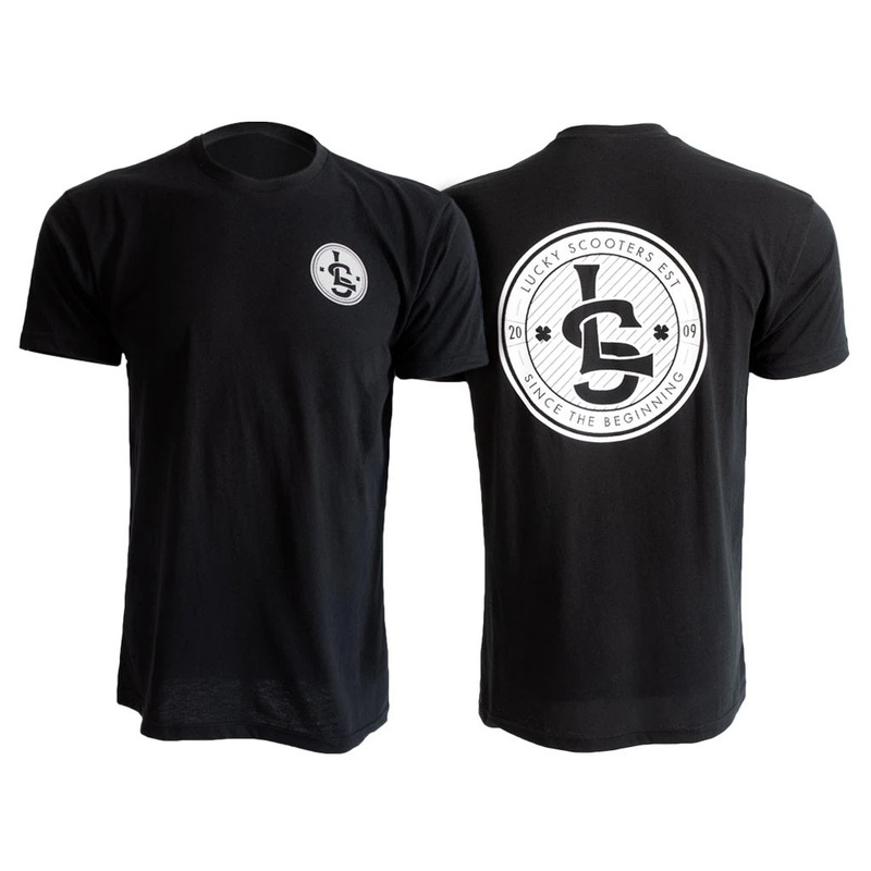 Lucky Since the Beginning Solid Logo T-shirt – Black Youth Large Black