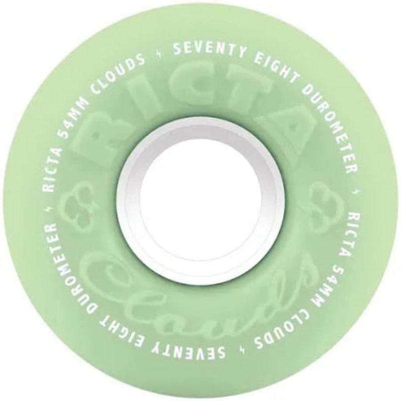 RICTA WHEELS CLOUDS GLOW IN THE DARK 78A (54MM) 54MM