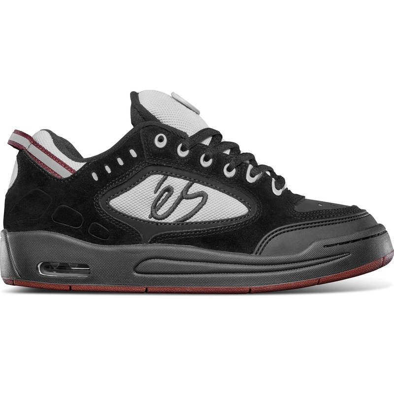 S Shoes Creager – Black/Red/Grey 7 Black