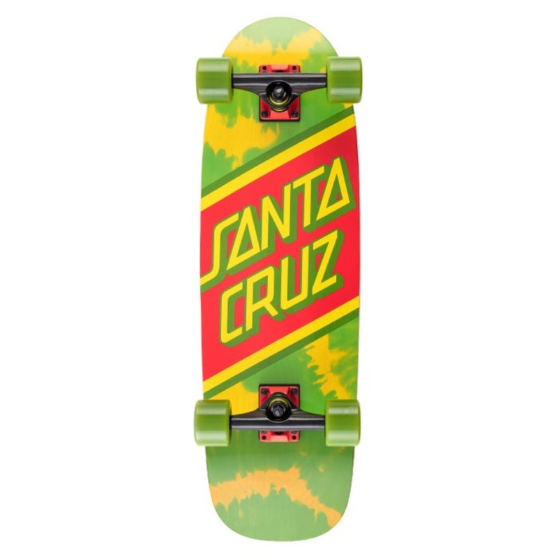 SANTA CRUZ COMPLETE RASTA TIE DYE  CRUISER (8.79″) 8.79″