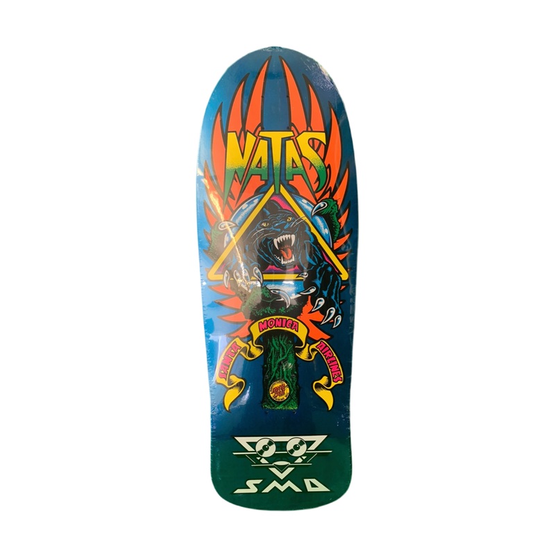 Santa Cruz Natas Panther 3 Blue Reissue 10.5″ Classic Skateboard Deck